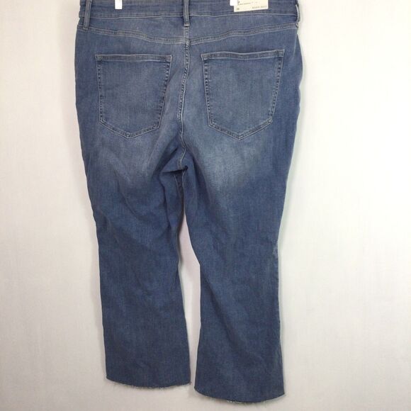 Warp + Weft Womens PSP Palm Springs Crop Bootcut Denim Jeans Blue Size 20 NWT - Picture 6 of 12